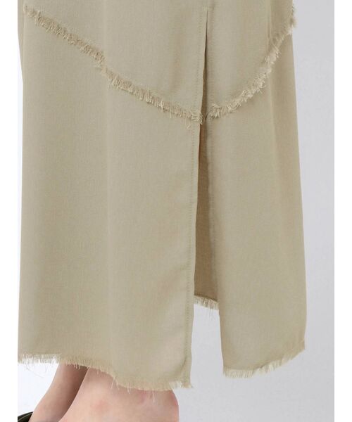 EMODA（エモダ）の「ナローシアースカート（スカート・レディース・ブラック/ホワイト/ベージュ・FREE）」の9枚目の写真