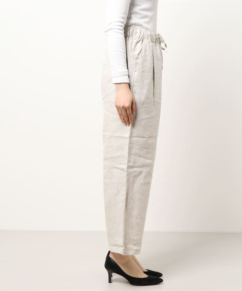 Samansa Mos2（サマンサ モスモス）の「リネンイージーパンツ（その他パンツ・レディース・チャコール/ベージュ/モカ/グレー・ﾌﾘ-）」の5枚目の写真