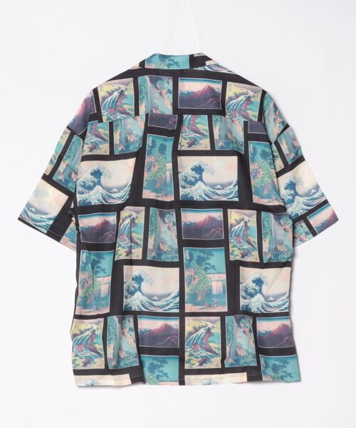 Revo.（レボ）の「【Revo.】Japaneseパターンシャツ/マーブルパターン柄シャツ/メンズ（シャツ/ブラウス・メンズ・ホワイト/ブラック・M/L）」の4枚目の写真