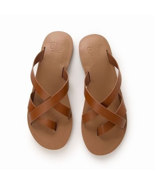 Fin（フィン）の「クロスベルトトングサンダル（サンダル・レディース・ブラック/アイボリー/キャメル・LL/S/M/L）」の17枚目の写真