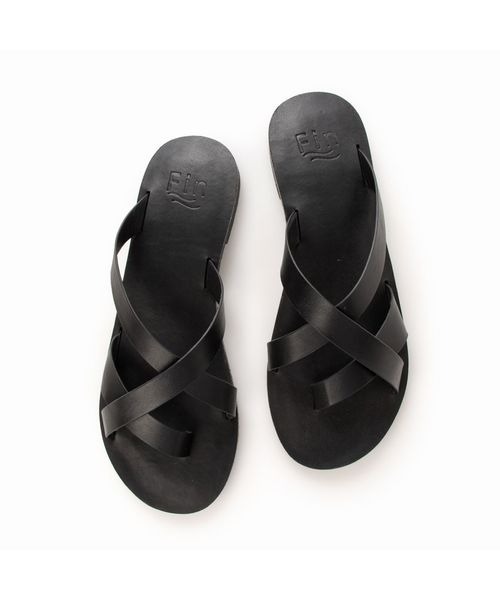 Fin（フィン）の「クロスベルトトングサンダル（サンダル・レディース・ブラック/アイボリー/キャメル・LL/S/M/L）」の18枚目の写真