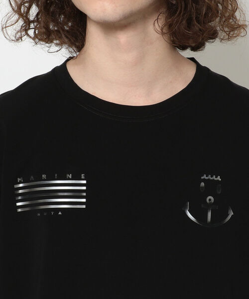 muta（ムータ）の「【別注】muta/ムータ/プリントTシャツ（Tシャツ/カットソー・メンズ・ブラック/ホワイト・5/6/7）」の6枚目の写真