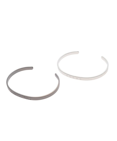 BASECONTROL（ベースコントロール）の「◆2連/コンビネーション スタンダードバングル（ブレスレット・メンズ・ブラック/シルバー/ゴールド・99）」の2枚目の写真