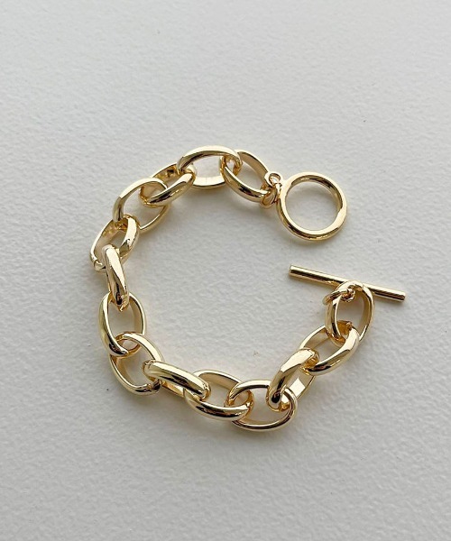 apres jour mignon（アプレジュールミニョン）の「【apresjour mignon×ARIAZ】チェーンブレスレット１（ブレスレット・レディース・シルバー/ゴールド・ONESIZE）」の3枚目の写真