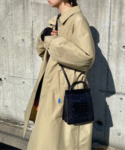 y/m by RIKA（イムバイリカ）の「クロコ型押し2WAYスクエアBAG（ショルダーバッグ・レディース・ブラック・FREE）」の18枚目の写真