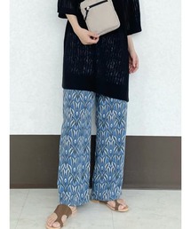 アフリカン柄プリントパンツ