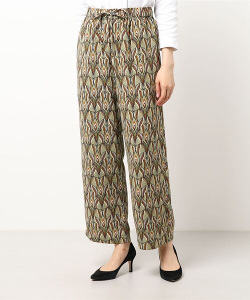 Lugnoncure（ルノンキュール）の「アフリカン柄プリントパンツ（その他パンツ・レディース・オレンジ/グリーン/ネイビー・ﾌﾘ-）」の6枚目の写真