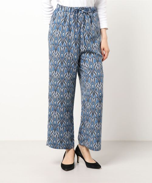 Lugnoncure（ルノンキュール）の「アフリカン柄プリントパンツ（その他パンツ・レディース・オレンジ/グリーン/ネイビー・ﾌﾘ-）」の7枚目の写真