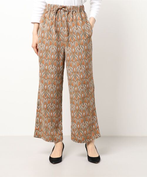 Lugnoncure（ルノンキュール）の「アフリカン柄プリントパンツ（その他パンツ・レディース・オレンジ/グリーン/ネイビー・ﾌﾘ-）」の8枚目の写真