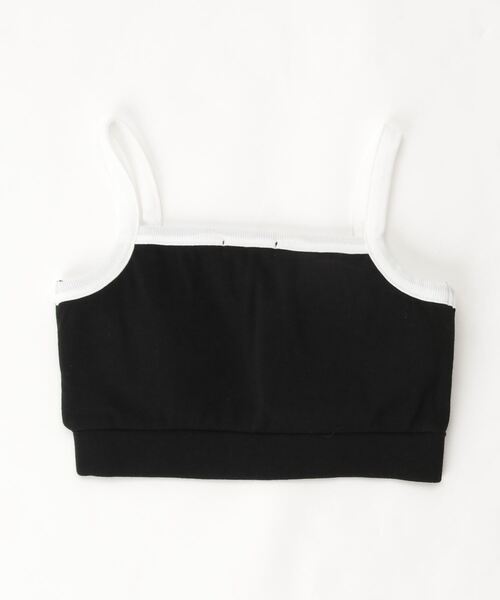 WEGO（ウィゴー）の「WEGO/サイドラインカップインキャミ（キャミソール・レディース・ホワイト/ブラック・FREE）」の6枚目の写真