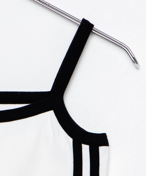 WEGO（ウィゴー）の「WEGO/サイドラインカップインキャミ（キャミソール・レディース・ホワイト/ブラック・FREE）」の7枚目の写真