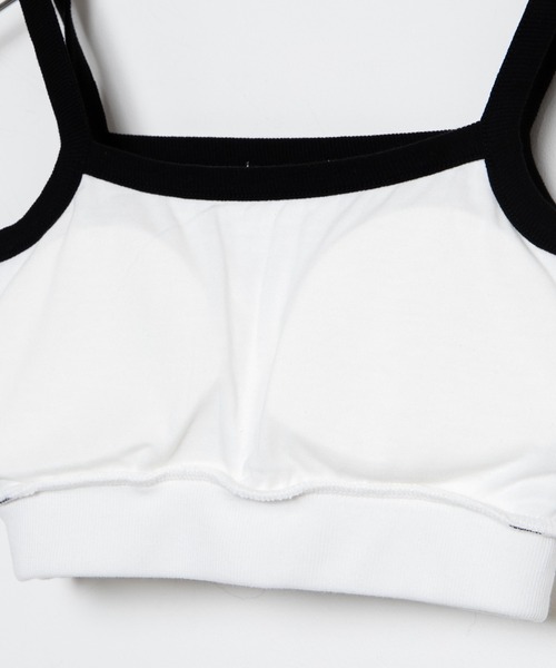 WEGO（ウィゴー）の「WEGO/サイドラインカップインキャミ（キャミソール・レディース・ホワイト/ブラック・FREE）」の8枚目の写真