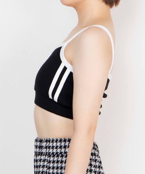 WEGO（ウィゴー）の「WEGO/サイドラインカップインキャミ（キャミソール・レディース・ホワイト/ブラック・FREE）」の11枚目の写真