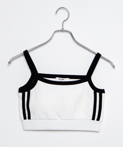 WEGO（ウィゴー）の「WEGO/サイドラインカップインキャミ（キャミソール・レディース・ホワイト/ブラック・FREE）」の14枚目の写真
