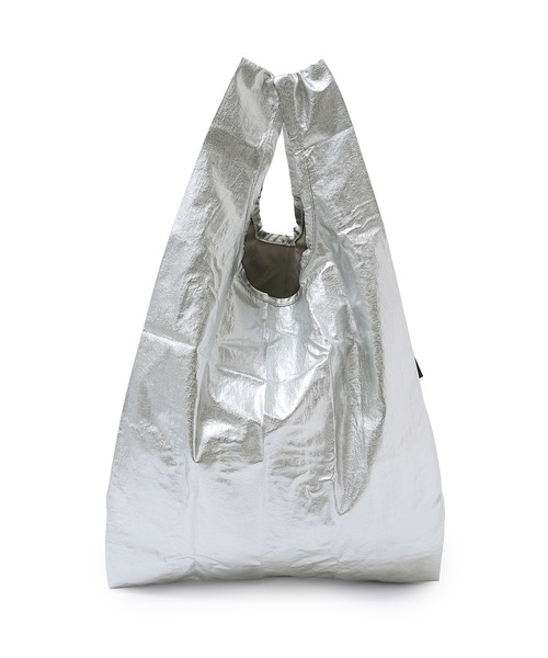 ADAM ET ROPE'（アダムエロペ）の「【BAGGU】Baby Baggu メタリック（エコバッグ/サブバッグ・レディース・シルバー/ゴールド・M）」の6枚目の写真