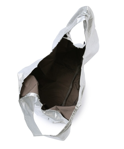 ADAM ET ROPE'（アダムエロペ）の「【BAGGU】Baby Baggu メタリック（エコバッグ/サブバッグ・レディース・シルバー/ゴールド・M）」の10枚目の写真