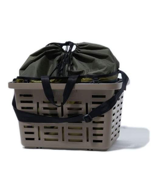 AS2OV（アッソブ）の「NYLON POLYCARBONATE PORTABLE LARGE ECO BAG エコバッグ（エコバッグ/サブバッグ・メンズ・ブラック/カーキオリーブ・FREE）」の6枚目の写真