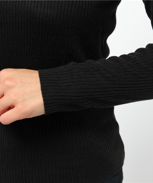 WEGO（ウィゴー）の「WEGO/襟付きニット（Tシャツ/カットソー・レディース・オフホワイト/ブラック/グリーン系その他/サックスブルー/ブルー系その他/ライトパープル・FREE）」の8枚目の写真