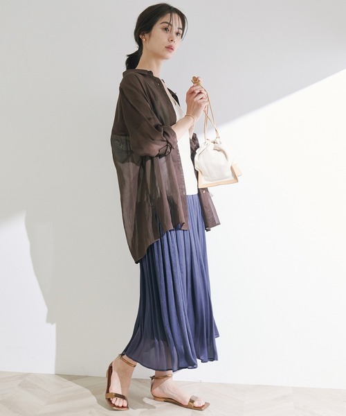 ROPE'(ロペ)の「2WAY巾着ショルダーバッグ(ショルダーバッグ・レディース・ベージュ/ブラック・FREE)」の17枚目の写真