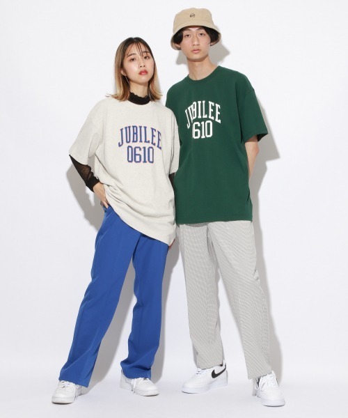 PBLIM（ページボーイリム）の「【PAGEBOYLIM】VTAコラボカレッジロゴT（Tシャツ/カットソー・レディース・オレンジ/グリーン/オートミール/杢グレー・MEDIUM/LARGE）」の15枚目の写真