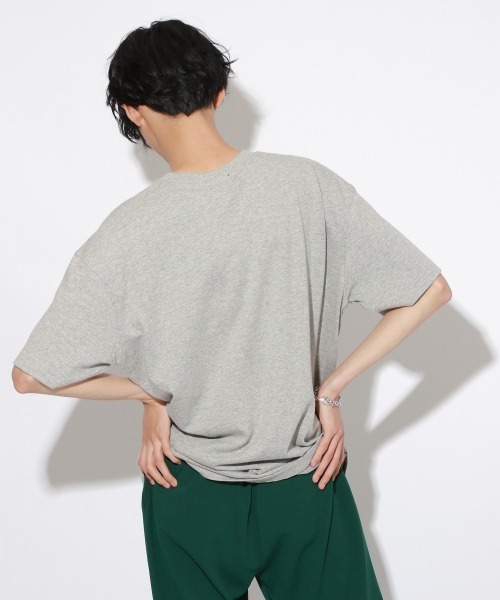 PBLIM（ページボーイリム）の「【PAGEBOYLIM】VTAコラボカレッジロゴT（Tシャツ/カットソー・レディース・オレンジ/グリーン/オートミール/杢グレー・MEDIUM/LARGE）」の18枚目の写真