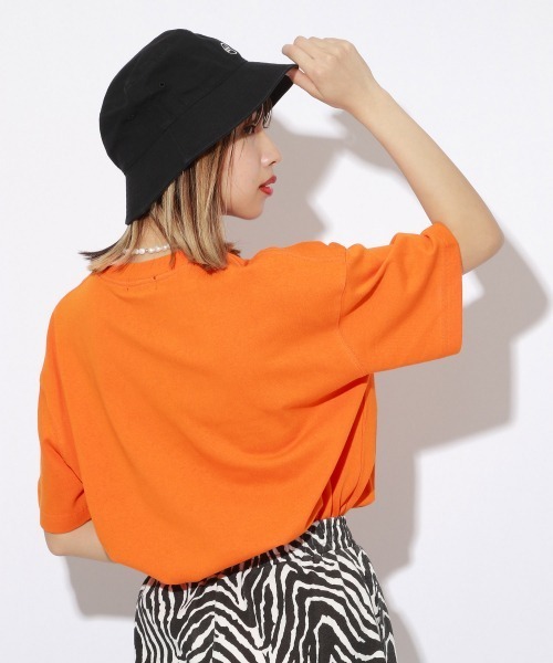 PBLIM（ページボーイリム）の「【PAGEBOYLIM】VTAコラボカレッジロゴT（Tシャツ/カットソー・レディース・オレンジ/グリーン/オートミール/杢グレー・MEDIUM/LARGE）」の21枚目の写真