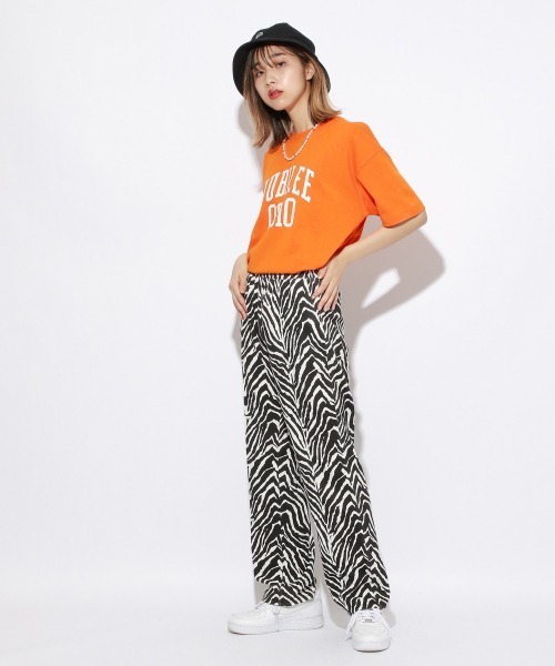 PBLIM（ページボーイリム）の「【PAGEBOYLIM】VTAコラボカレッジロゴT（Tシャツ/カットソー・レディース・オレンジ/グリーン/オートミール/杢グレー・MEDIUM/LARGE）」の22枚目の写真