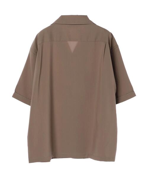 CRAFT STANDARD BOUTIQUE（クラフトスタンダードブティック）の「PEオープンカラーPKシャツ　＊（シャツ/ブラウス・メンズ・ブラック/ベージュ/グレー・LL/M/L）」の8枚目の写真