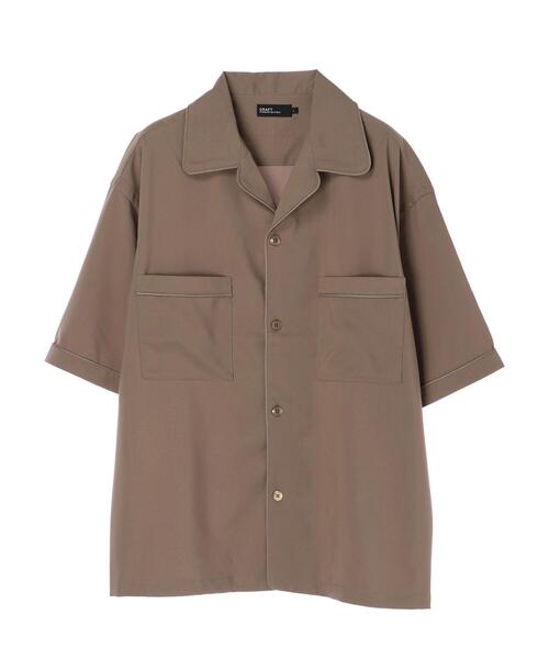 CRAFT STANDARD BOUTIQUE（クラフトスタンダードブティック）の「PEオープンカラーPKシャツ　＊（シャツ/ブラウス・メンズ・ブラック/ベージュ/グレー・LL/M/L）」の17枚目の写真
