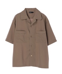 CRAFT STANDARD BOUTIQUE | PEオープンカラーPKシャツ　＊(シャツ/ブラウス)