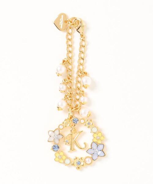 フラワーサークルイニシャルバッグチャーム K チャーム Samantha Thavasa Petit Choice サマンサタバサ プチチョイス のファッション通販 Zozotown