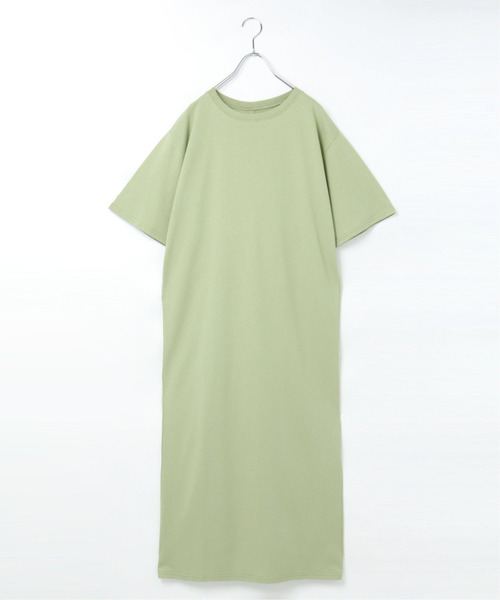 VENCEEXCHANGE（ヴァンスエクスチェンジ）の「バッククロススリットワンピース（ワンピース・レディース・クリアグリーン/ブラック/オフホワイト・M）」の22枚目の写真