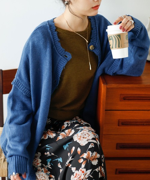 GeeRA(ジーラ)の「コーデ風ドッキングワンピース(ロング丈)(ワンピース・レディース・ボルドー/その他1/ブラック/その他/ブラック系その他/レオパード/モカ・X-LARGE/LARGE/XX-LARGE/SMALL/MEDIUM)」の17枚目の写真