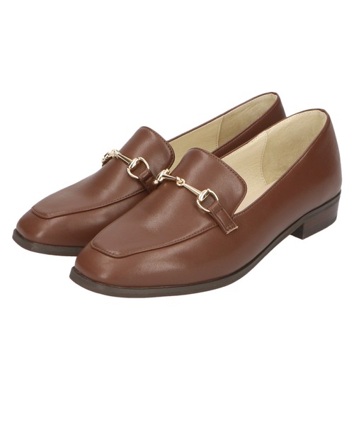 ORiental TRaffic(オリエンタルトラフィック)の「ビットモチーフスクエアトゥローファー/11310(ローファー・レディース・ブラック/ベージュ/ネイビー/ブラウン・40/38/39/41/42/35/36/37/34/43/33)」の14枚目の写真