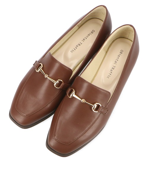 ORiental TRaffic(オリエンタルトラフィック)の「ビットモチーフスクエアトゥローファー/11310(ローファー・レディース・ブラック/ベージュ/ネイビー/ブラウン・40/38/39/41/42/35/36/37/34/43/33)」の20枚目の写真