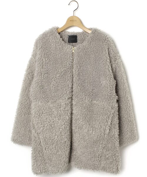 セール ブランド古着 ノーカラーコート ノーカラーコート Kbf ケイビーエフ のファッション通販 Zozoused