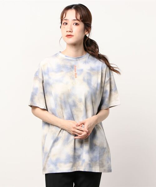 atmos pink（アトモスピンク）の「atmos pink タテロゴ ビッグT（Tシャツ/カットソー・メンズ・ホワイト/グレー/ブルー・M/L）」の6枚目の写真