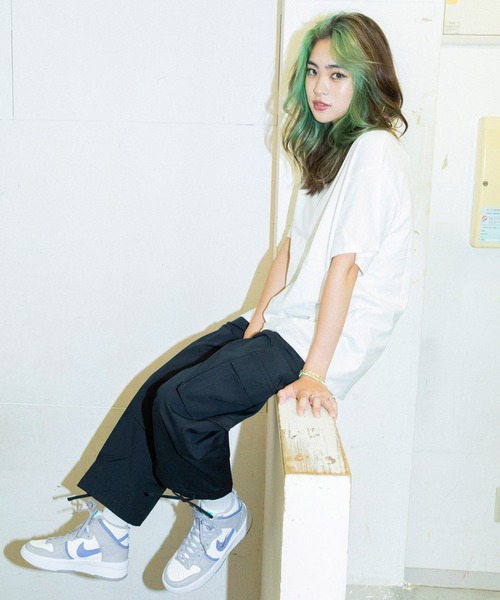 atmos pink（アトモスピンク）の「atmos pink タテロゴ ビッグT（Tシャツ/カットソー・メンズ・ホワイト/グレー/ブルー・M/L）」の7枚目の写真