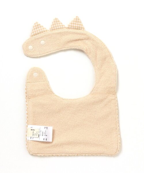 apres les cours（アプレレクール）の「きょうりゅう刺繍スクエアスタイ（スタイ/よだれかけ・キッズ・ベージュ/ミント・90）」の4枚目の写真