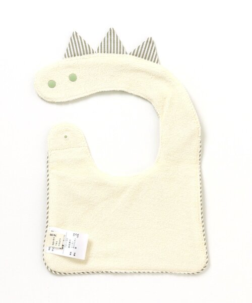 apres les cours（アプレレクール）の「きょうりゅう刺繍スクエアスタイ（スタイ/よだれかけ・キッズ・ベージュ/ミント・90）」の10枚目の写真