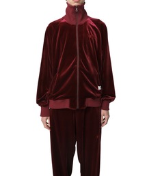 MYne | 【MYne】ベロアトラックジャケット/Velour Track Jacket(ブルゾン)