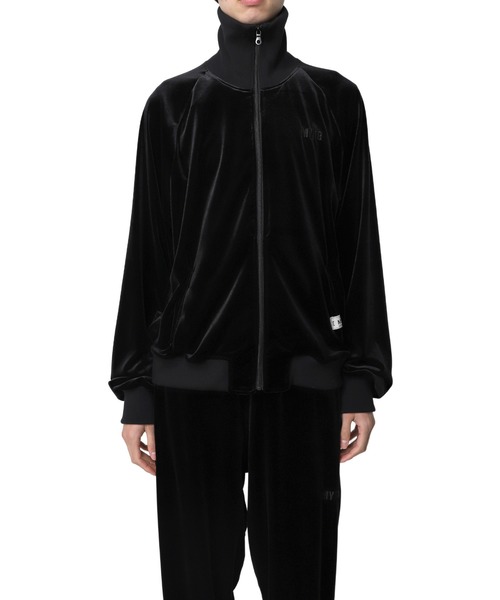 MYne（マイン）の「【MYne】ベロアトラックジャケット/Velour Track Jacket（ブルゾン・メンズ・グリーン/ボルドー/ブラック・M/L）」の2枚目の写真