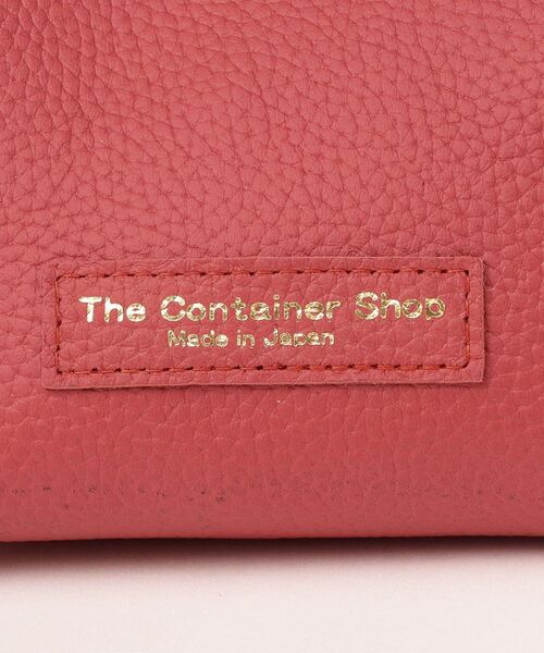 The Container Shop(ザ コンテナショップ)の「【SHIPS any別注】The Container Shop: スクエア 2WAY レザー ショルダー バッグ S◇(ショルダーバッグ・レディース・ブラック/レッド/シルバー・ONE SIZE)」の14枚目の写真