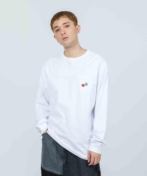 XLARGE（エクストララージ）の「TREE HOUSE L/S POCKET TEE（Tシャツ/カットソー・メンズ・ホワイト/ブラック/ベージュ・S/M/L/XL）」の4枚目の写真