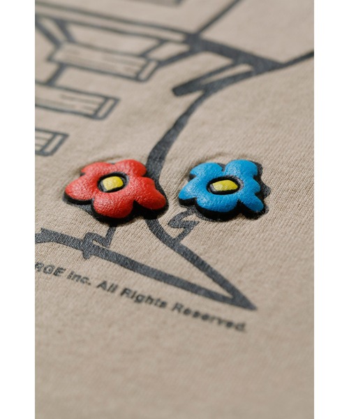 XLARGE（エクストララージ）の「TREE HOUSE L/S POCKET TEE（Tシャツ/カットソー・メンズ・ホワイト/ブラック/ベージュ・S/M/L/XL）」の10枚目の写真