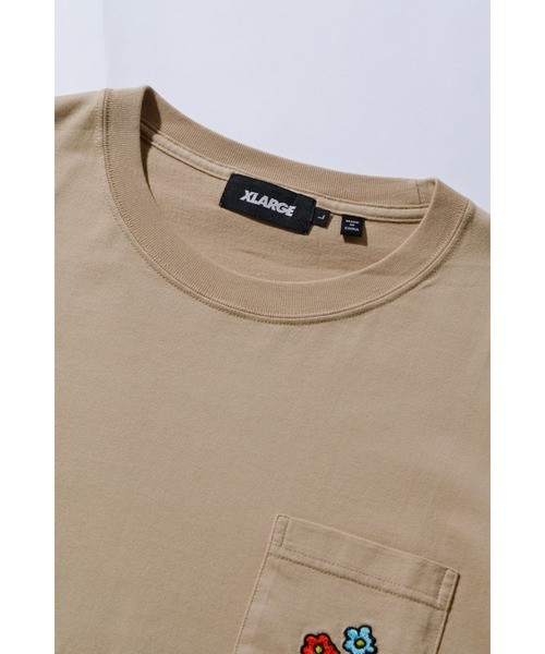 XLARGE（エクストララージ）の「TREE HOUSE L/S POCKET TEE（Tシャツ/カットソー・メンズ・ホワイト/ブラック/ベージュ・S/M/L/XL）」の11枚目の写真