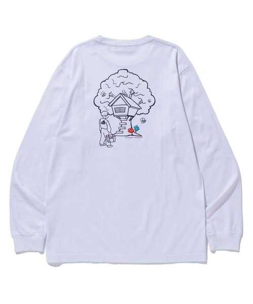 XLARGE（エクストララージ）の「TREE HOUSE L/S POCKET TEE（Tシャツ/カットソー・メンズ・ホワイト/ブラック/ベージュ・S/M/L/XL）」の16枚目の写真