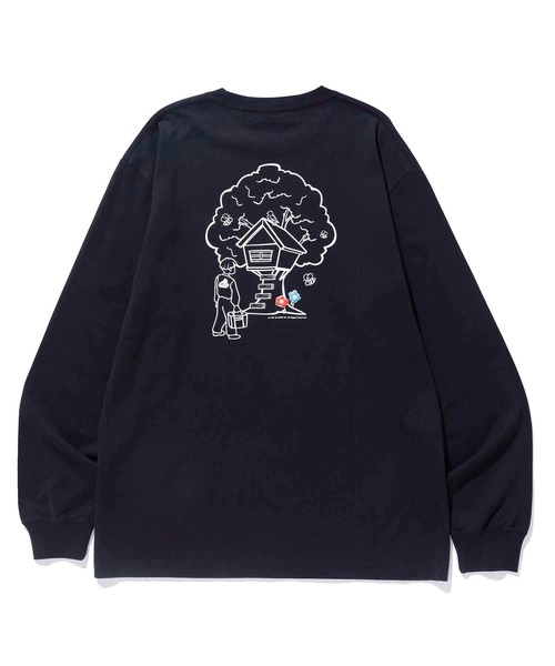 XLARGE（エクストララージ）の「TREE HOUSE L/S POCKET TEE（Tシャツ/カットソー・メンズ・ホワイト/ブラック/ベージュ・S/M/L/XL）」の18枚目の写真