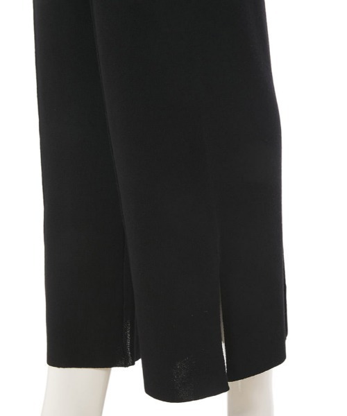 fifth（フィフス）の「フレンチスリーブニットパンツセットアップ（セットアップ・レディース・ブラック/ベージュ・MEDIUM）」の7枚目の写真