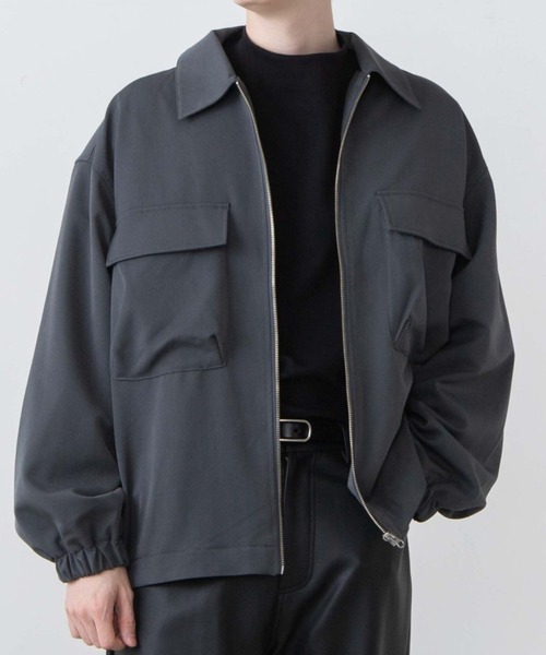 WEGO(ウィゴー)の「WEGO/モックネックロングスリーブプルオーバー(Tシャツ/カットソー・メンズ・ダークグレー/ホワイト/ブラック・SMALL/MEDIUM/LARGE)」の3枚目の写真